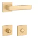 STILE MIIA Négyzetrozettás Q SLIM 7MM GOLD SATIN - Szatén arany színű WC