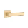 STILE MIIA Négyzetrozettás Q SLIM 7MM GOLD SATIN - Szatén arany színű (CSAK KILINCS FELSŐ ROZETTÁN)