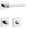 STILE NAKA Quadratisches WC Q SLIM 7MM CP WC aus poliertem Chrom