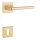 STILE NAKA Square Q SLIM 7MM GOLD SATIN - Satin gold color PZ