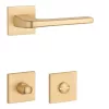STILE NAKA Square Q SLIM 7MM GOLD SATIN - Satin gold WC