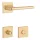 STILE NAKA Square Q SLIM 7MM GOLD SATIN - Satin gold WC