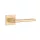 STILE NAKA Square rosette Q SLIM 7MM GOLD SATIN - Satin gold color (ONLY HANDLE ON UPPER ROSETTE)