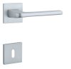 STILE NAKA Square rosette Q SLIM 7MM PSC - Satin chrome BB