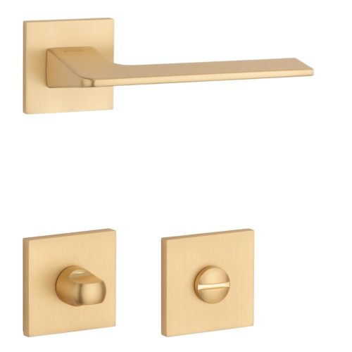 STILE OMA Square Q SLIM 7MM GOLD SATIN - WC auriu satinat
