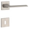 STILE OMA Square rosette Q SLIM 7MM MSN - Satin Nickel BB