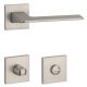 STILE OMA Square rosette Q SLIM 7MM MSN - Satin Nickel WC