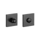 Négyzetrozetta STILE Q SLIM 7MM BLACK - Fekete WC 4x4