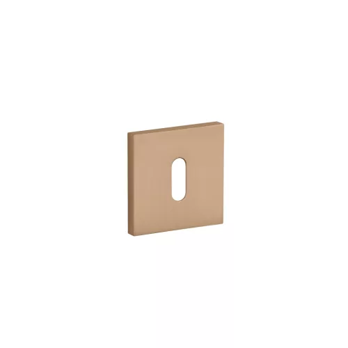 Square rosette STILE Q SLIM 7MM LIGHT BROWN - Light brown BB