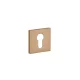 Rozetă pătrată STILE Q SLIM 7MM MARO DESCHIS - Maro deschis PZ
