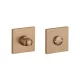 Rozetă pătrată STILE Q SLIM 7MM LIGHT BROWN - WC maro deschis 4x4