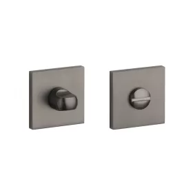 Rozeta patrata STILE Q SLIM 7MM MSB - WC culoare titan 4x4