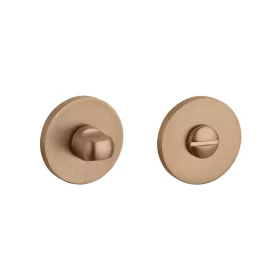   Rozetă rotundă STILE R SLIM 7MM LIGHT BROWN - WC maro deschis 4x4