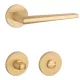 STILE SALTA Rozetă rotundă R SLIM 7MM GOLD SATIN - WC auriu satinat