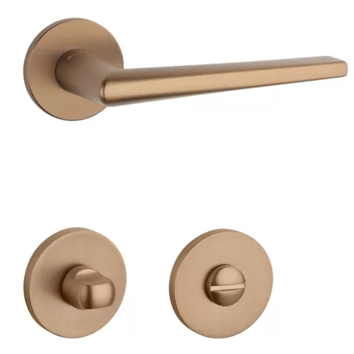 STILE SALTA Körrozettás R SLIM 7MM LIGHT BROWN - Világos barna WC