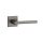 STILE SIRA Square rosette Q SLIM 7MM MSB - Titanium color BB