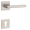 STILE SIRA Square rosette Q SLIM 7MM MSN - Satin Nickel PZ