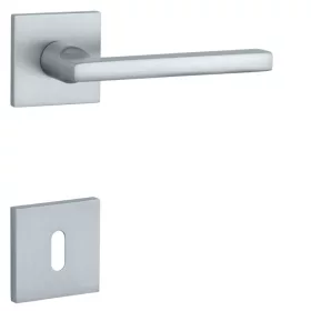   STILE SIRA Rozetă pătrată Q SLIM 7MM PSC - Crom satinat BB
