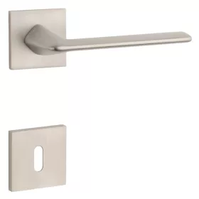   STILE TOBA Rozetă pătrată Q SLIM 7MM MSN - Nichel satinat BB