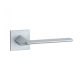 STILE TOBA Square rosette Q SLIM 7MM PSC - Satin chrome BB