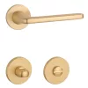 STILE UTA Rozetă rotundă R SLIM 7MM GOLD SATIN - WC auriu satinat