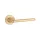 STILE UTA Round Rosette R SLIM 7MM GOLD SATIN - Culoare auriu satinat (NUMAI MÂNER PE ROSETĂ SUPERIOARĂ)