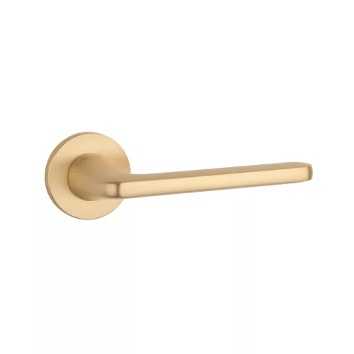 STILE UTA Round Rosette R SLIM 7MM GOLD SATIN - Culoare auriu satinat (NUMAI MÂNER PE ROSETĂ SUPERIOARĂ)