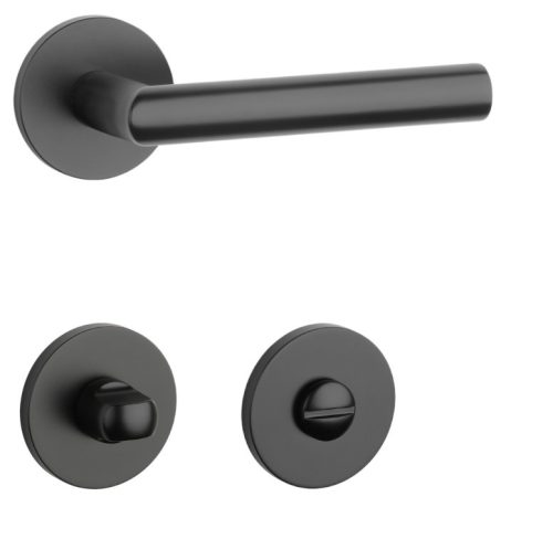 STILE YUZA Körrozettás R SLIM 7MM BLACK - Fekete WC