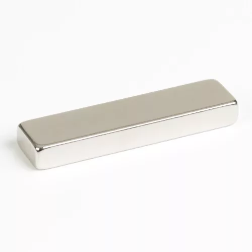Neodímium tömbmágnes 40x10x5mm tapadás 18kg 2 db