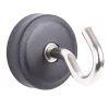 Gumírozott neodímium mágnes átmérője 22 mm kampóval teherbírása 35 kg