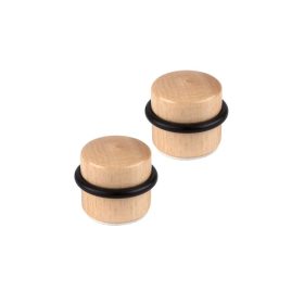 Ajtóütköző átmérő 37x30mm fa öntapadós bükk 2 db.