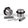Ajtóütköző átmérő 38x30mm csavarozható rozsdamentes acél 2 db.
