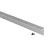 Felső/alsó vezetőprofil WS 65 2000mm alumínium 4 db.