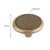 Revis bútorgomb átmérője 37mm sárgaréz patinás