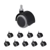 Bútorkerék M8-as csappal 50 mm átmérőjű 50 kg teherbírású