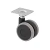 Bútorkerék fekete-szürke talppal 40 mm átmérőjű