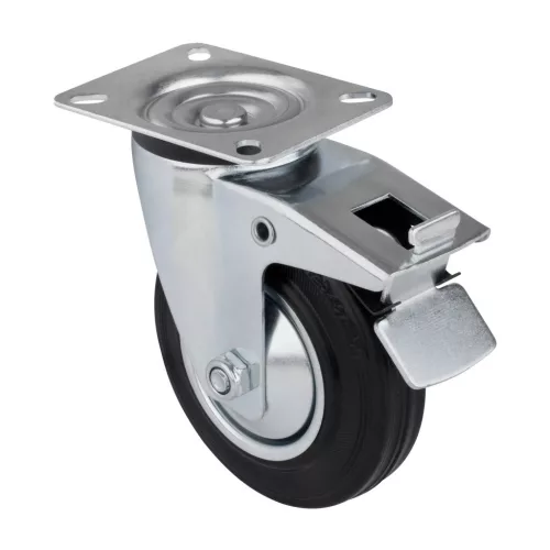 Szállítókerék forgó fékkel átmérője 125 mm