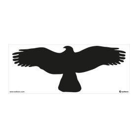 Ragadozó sziluettje 200x80mm matrica