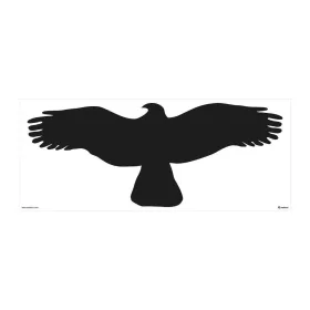 Ragadozó madár sziluettje 400x170mm matrica