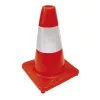 PE kúp piros és fehér magasság 320 mm műanyag