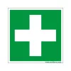 Elsősegélycsomag 80x80mm matrica