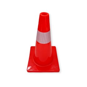 Figyelmeztető forgalmi bója 430 mm magas műanyag