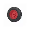 Fűnyíró kerék átmérő 146 mm piros teherbírás 35 kg