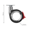 Design bútorkerék 75 mm átmérőjű talppal ellátott forgó fékkel teherbírás 85 kg