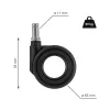 Dizájner bútorkerék csappal átmérő 65 mm teherbírás 60 kg