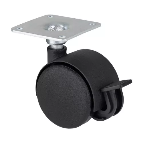 Bútorkerék fékkel átmérő 40 mm teherbírás 25 kg