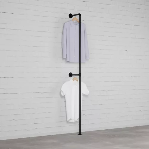 Walteco LARS III - Rusticline ruhaszárító állvány, falra szerelhető, 300x2100mm