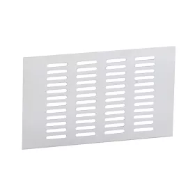 Szellőzőrács 120x200mm eloxált alumínium