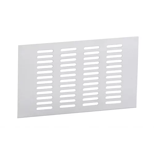 Szellőzőrács 120x200mm eloxált alumínium