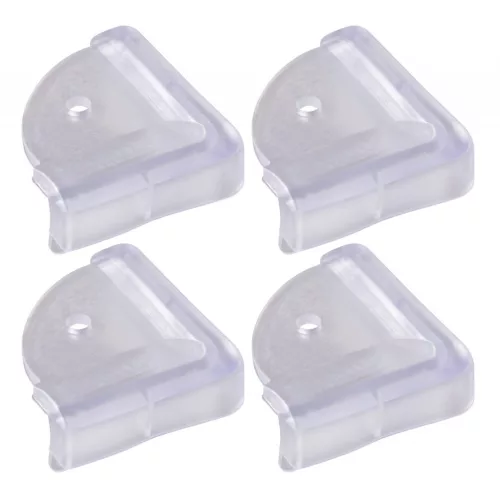 Sarokvédő 43x43x19mm öntapadós átlátszó 4 db.